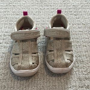 Stride rite gold sandals